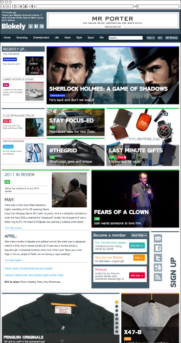 Blokely Homepage