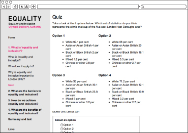 ODA Equality : Quiz