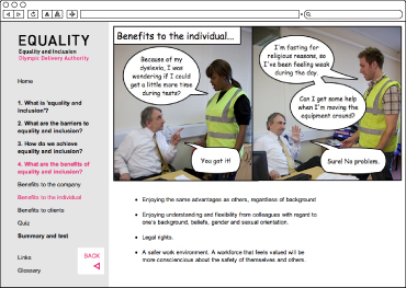 ODA Equality : Benefits to the individual