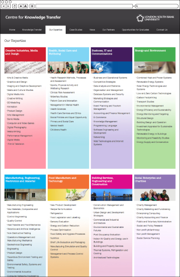 Centre for Knowledge Expertise Page
